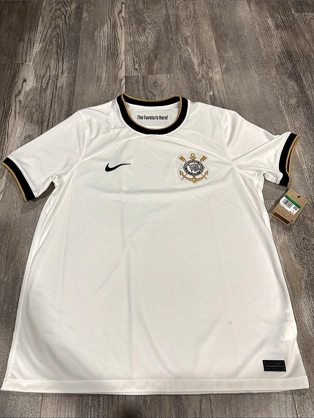 Nike Corinthians 2022/23 Home Jersey Corinthians Paulista Soccer Jersey NWT XL